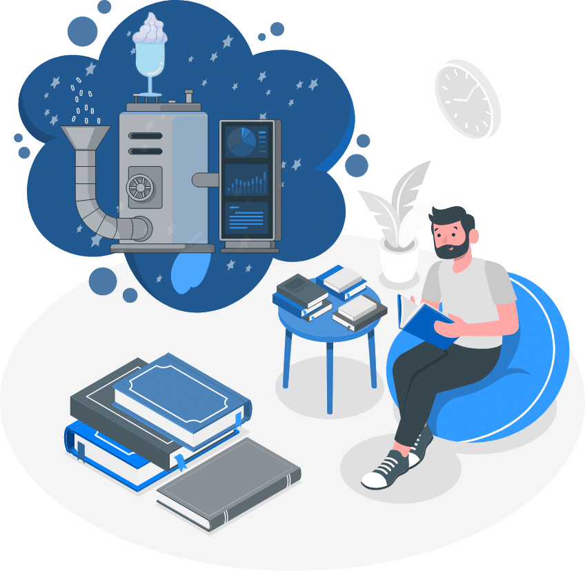 Spaceman Knowledge Base Illustration