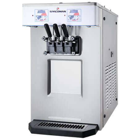 Spaceman 6210 Soft Serve Ice Cream Machine with 1 Hopper - 110V